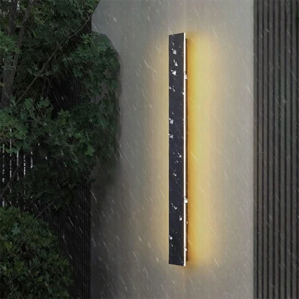 Aplique Pared Rect. Negro Luz Indirecta 18W 60cm