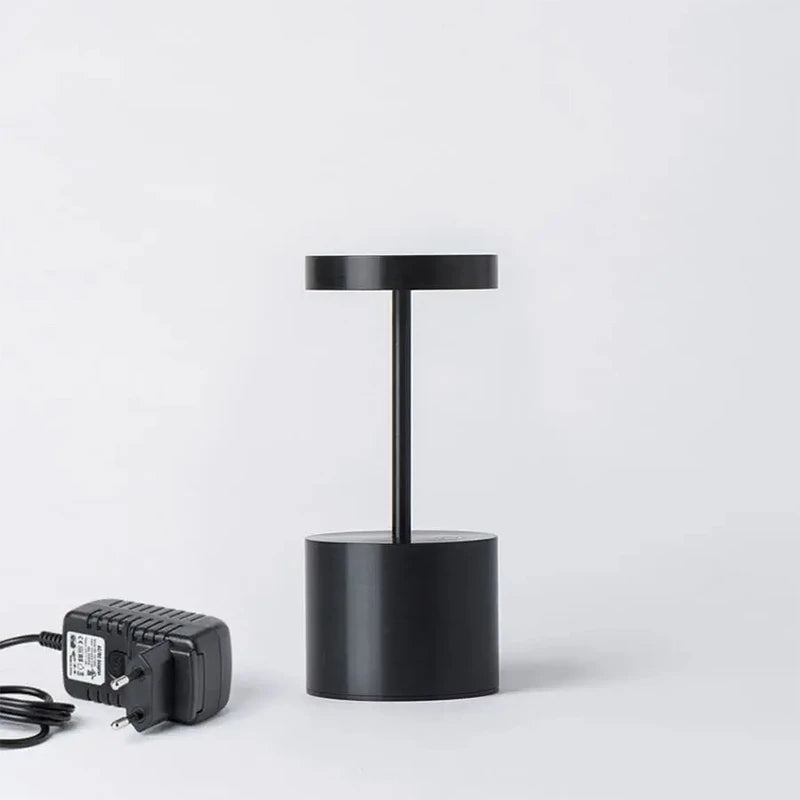 LAMPARA DE MESA NANO NINI - TAMAÑO S RECARGABLE - BLACK