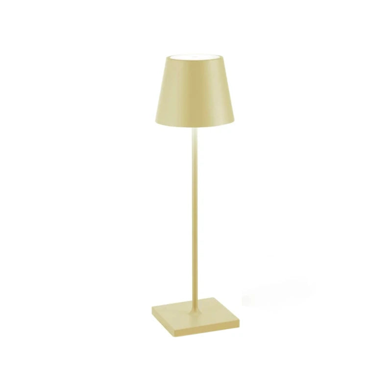 LAMPARA DE MESA ROGER RECARGABLE DIMM - SAND