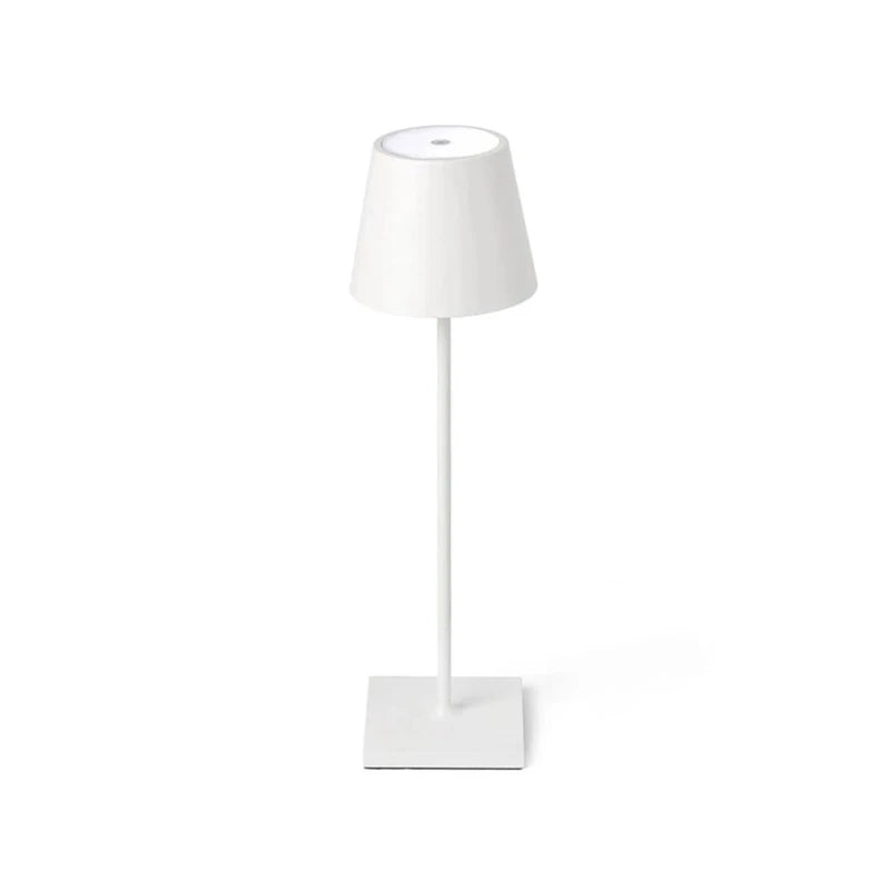 LAMPARA DE MESA ROGER RECARGABLE DIMM - WHITE