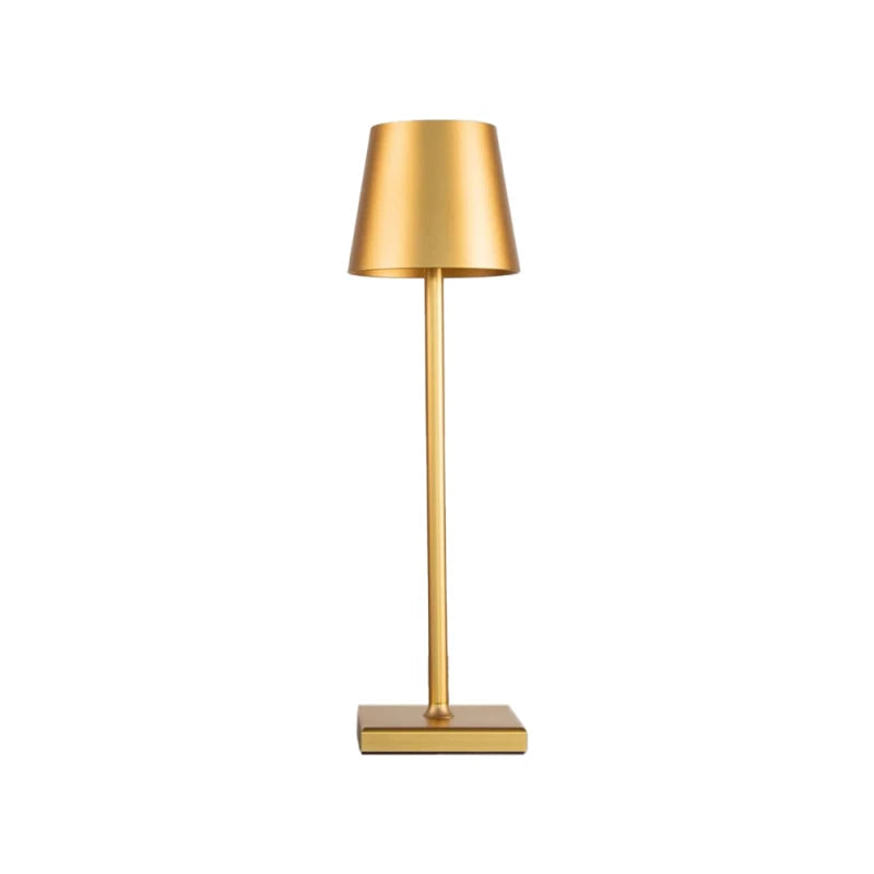 LAMPARA DE MESA ROGER RECARGABLE DIMM - GOLD