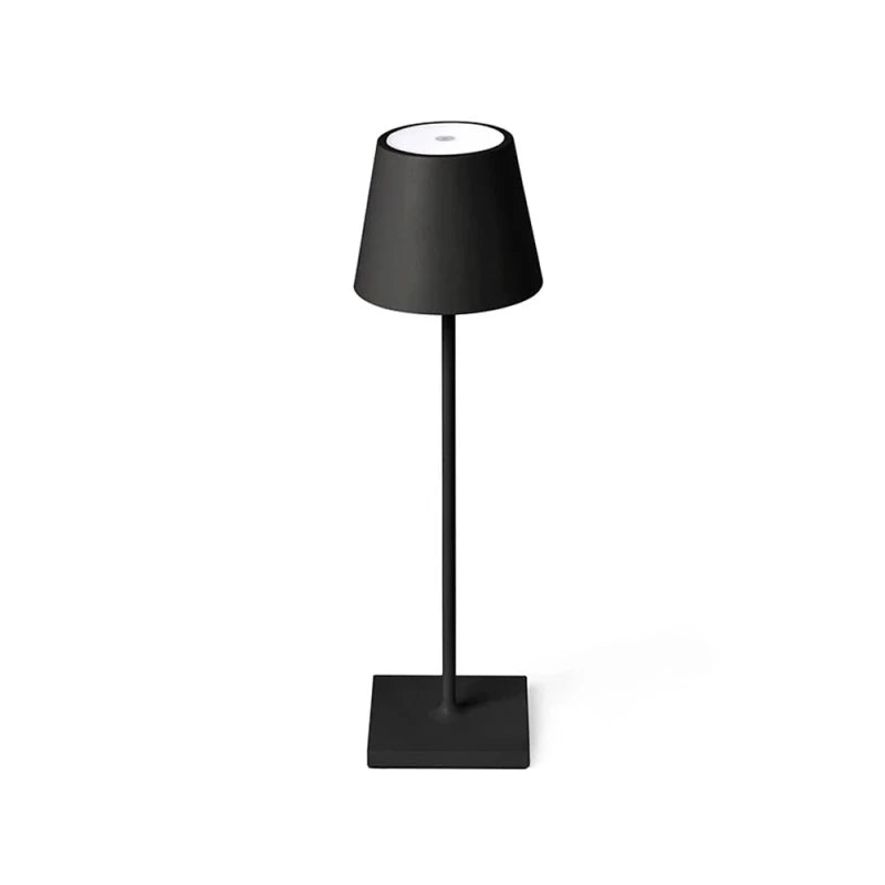 LAMPARA DE MESA ROGER RECARGABLE DIMM - BLACK