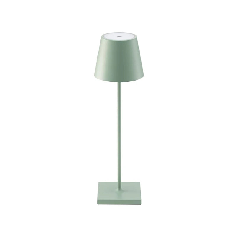 LAMPARA DE MESA ROGER RECARGABLE DIMM - GREEN