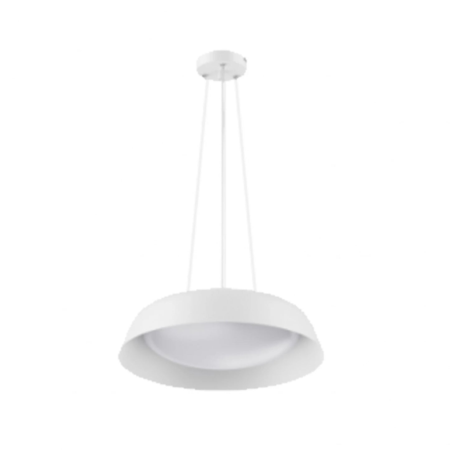 Luminaria Colgante Decorativa Dimerizable Harley CCT 25W en color blanco