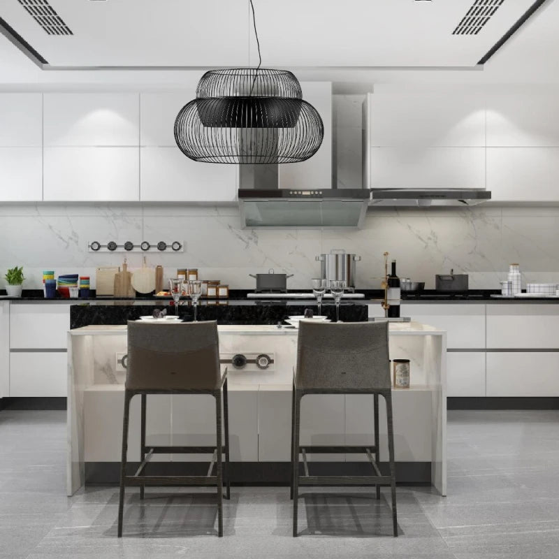 Artefacto colgante decorativo Sabina en color negro