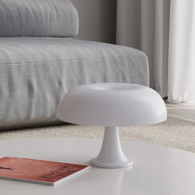LÁMPARA HONGUITO DECORATIVA DE MESA NAVONE - BLANCO