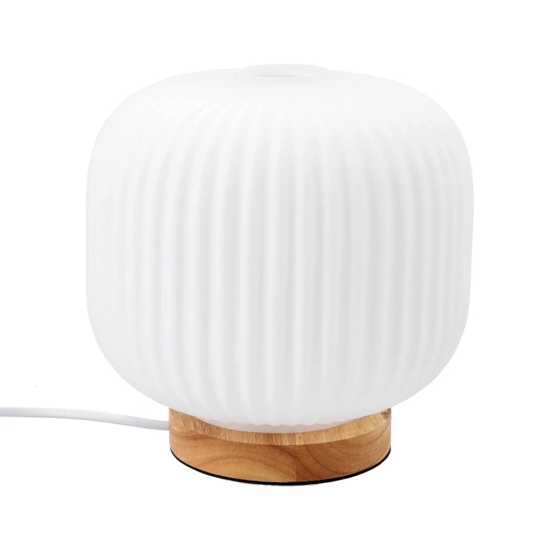 Lámpara de Mesa Pirce Small – Base de Madera