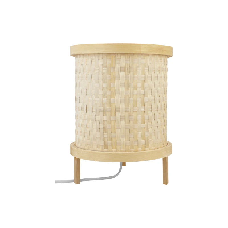 Lámpara de Mesa Tamashi – Bambú Natural & Diseño Escandinavo
