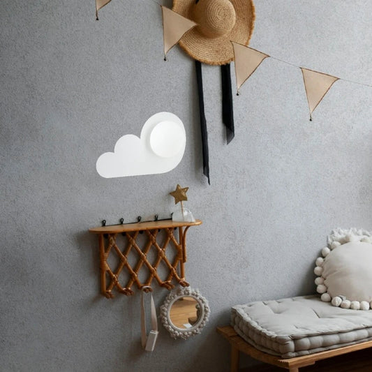 ARTEFACTO DECORATIVO DE PARED CLOUD - BLANCO
