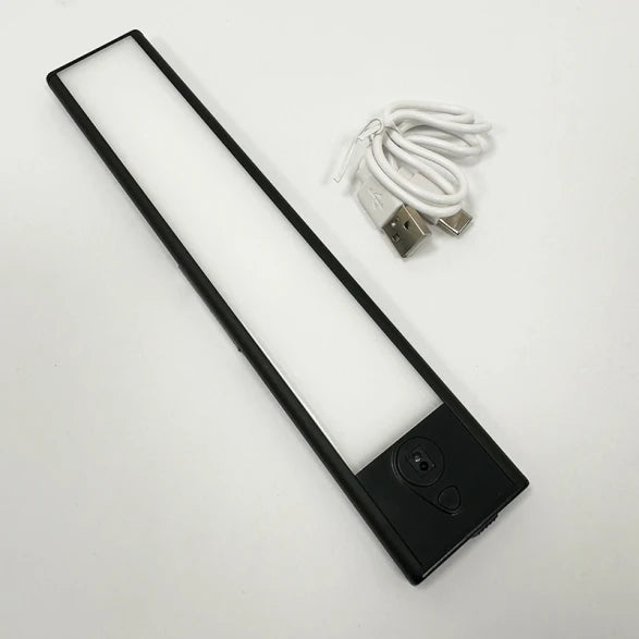 Luminaria Magnética Negra 1W 3000K USB Sensor Proximidad 20cm