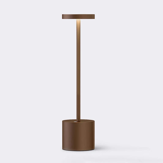LAMPARA DE MESA NINI RECARGABLE DIMM - BROWN
