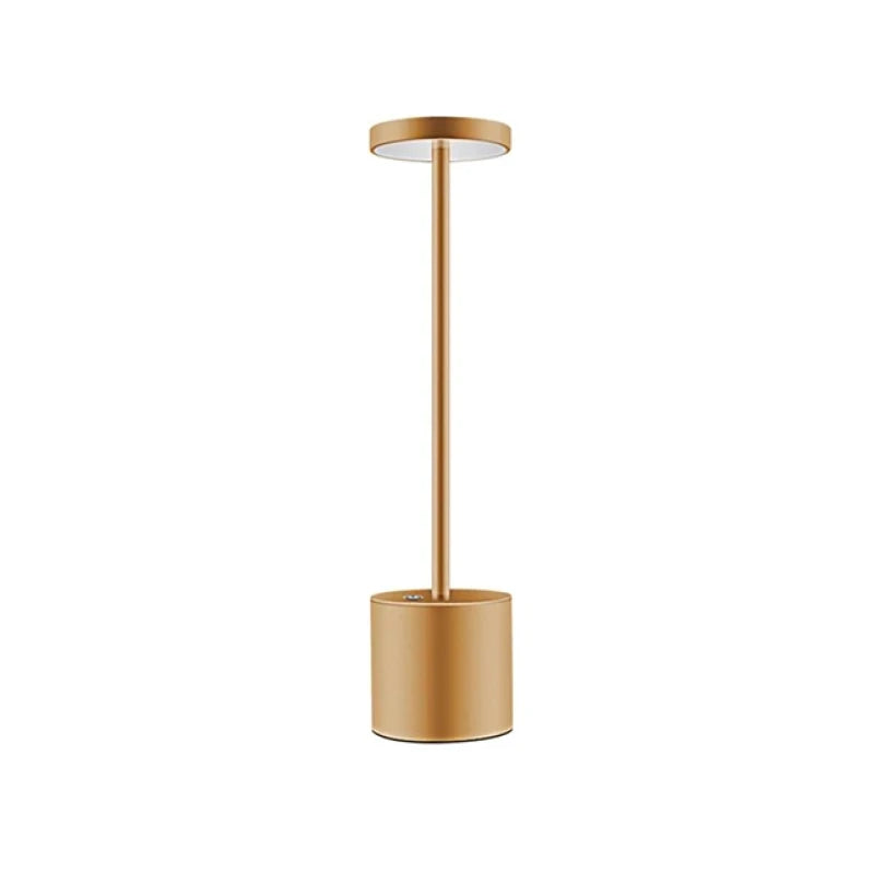 LAMPARA DE MESA NINI RECARGABLE DIMM - GOLD