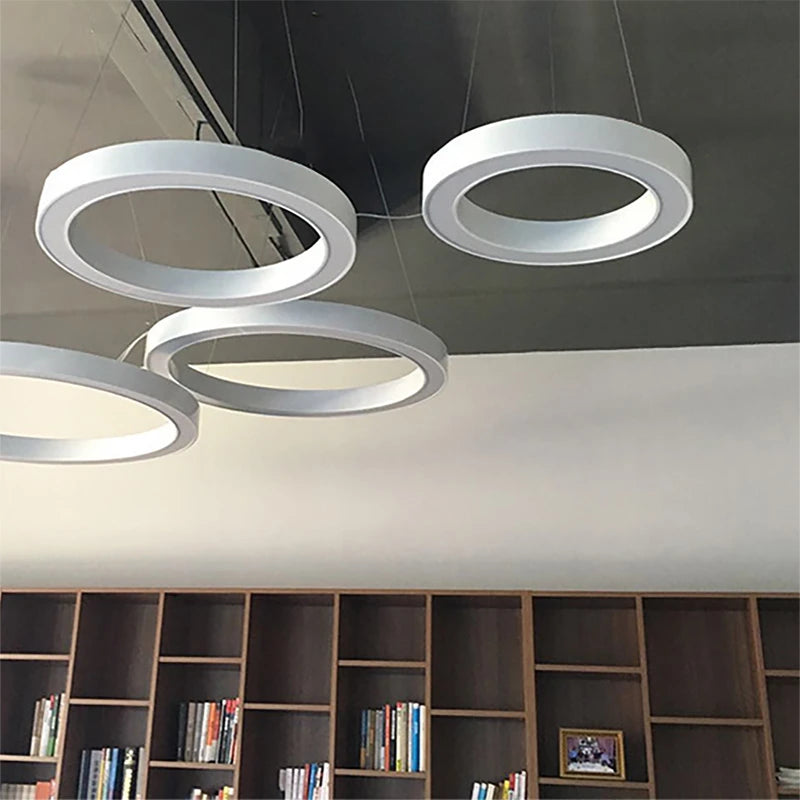 COLGANTE LED ZURICH I Ø40CM - BLANCO