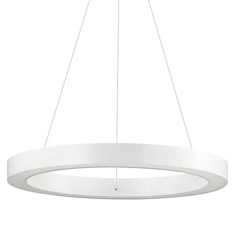 Colgante LED Zurich III Ø100cm en color blanco