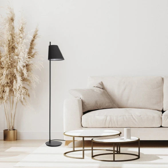 Portátil de Pie Acero Negro con Pantalla