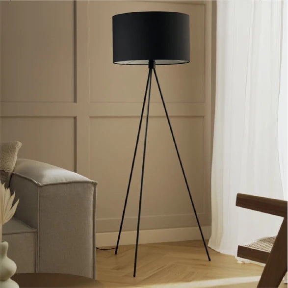 Portátil de Pie Metal Negro E27