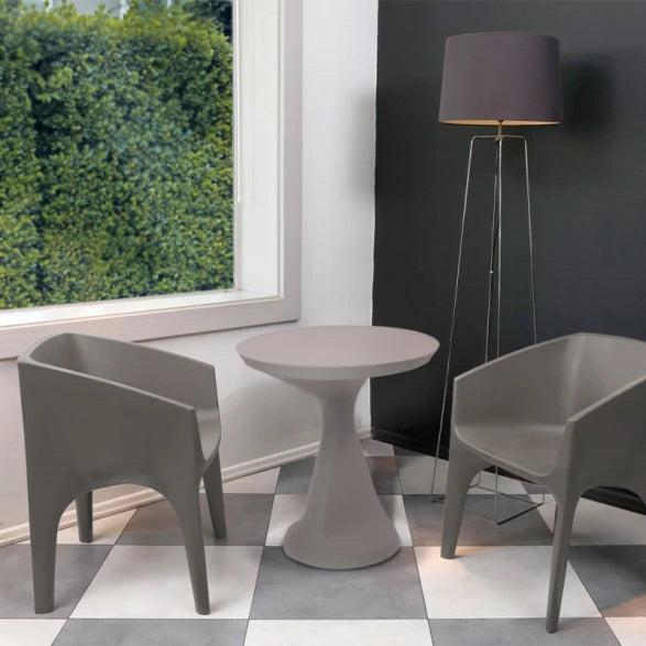 SILLON DE POLIETILENO "PACO" SIMIL HORMIGON