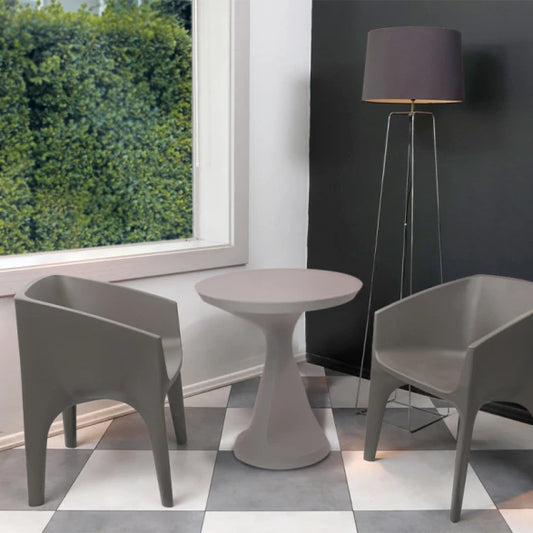 SILLON DE POLIETILENO "PACO" SIMIL HORMIGON