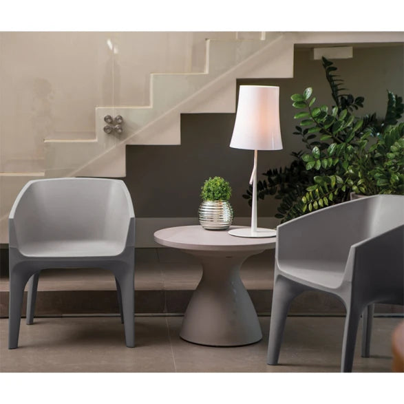 SILLON DE POLIETILENO "PACO" SIMIL HORMIGON