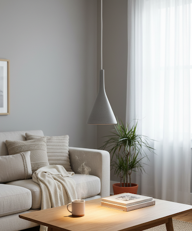 ARTEFACTO COLGANTE DECORATIVO GALAPAGOS GRIS