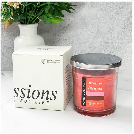 VELA AROMATICA EN FRASCO C/TAPA D.PABILO