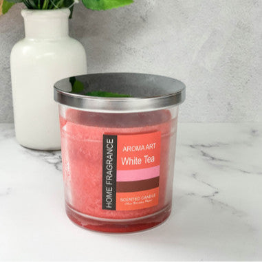 VELA AROMATICA EN FRASCO C/TAPA D.PABILO