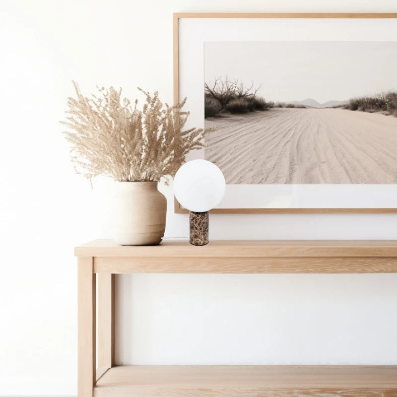 ARTEFACTO DECORATIVO DE MESA VOLOS - MARRON