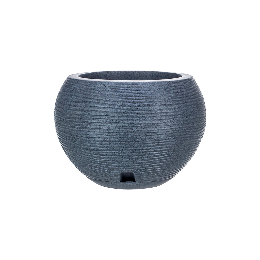 MACETA 17X19CM FLORENCA SISAL EFECTO PIEDRA GRIS O