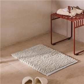 ALFOMBRA 40X60CM BUCLE BLANCO