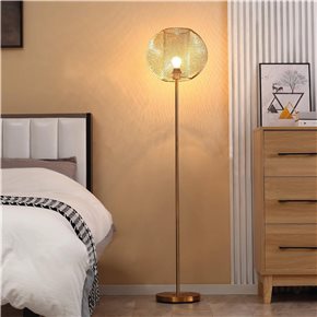 LAMPARA DE PIE D35x150CM METAL DORADO