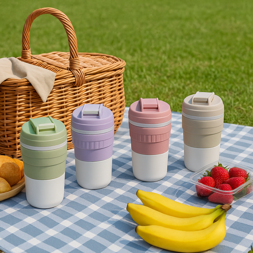 VASO METALICO HERMETICO 400ML COLOR PASTEL LH-4077