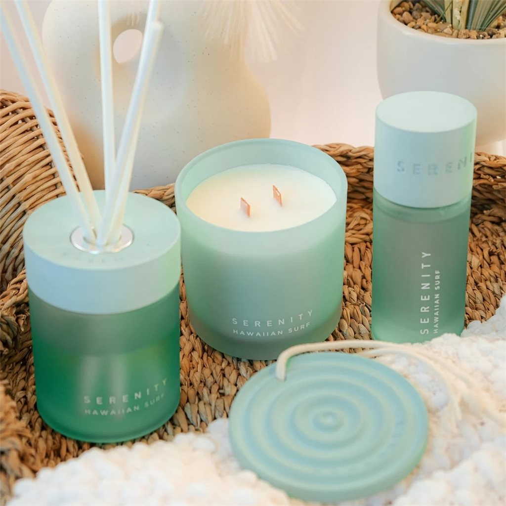 VELA AROMATICA 295ML SERENITY HAWAIIAN SURF