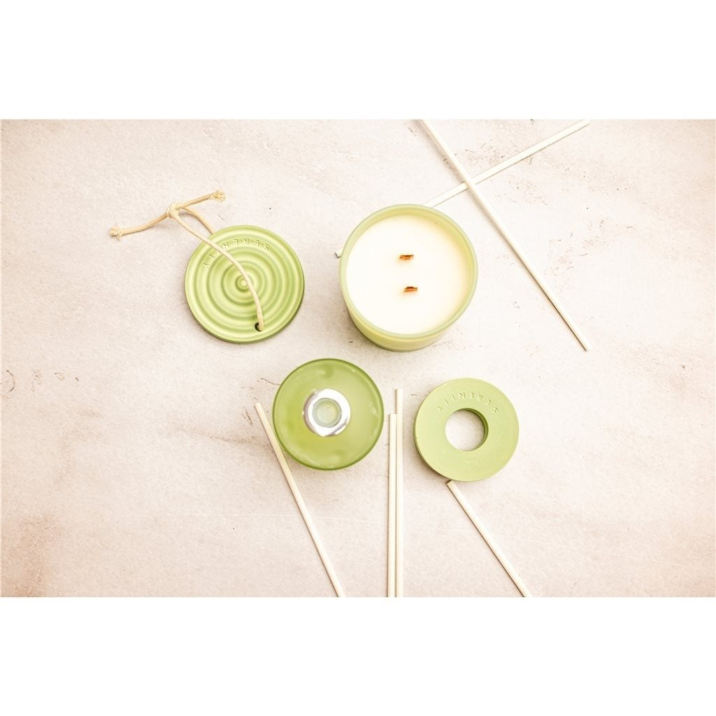 VELA AROMATICA 295ML SERENITY COCONUT LIME