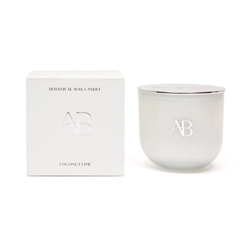 VELA AROMATIVA 340G COCONUT LIME BLANCO