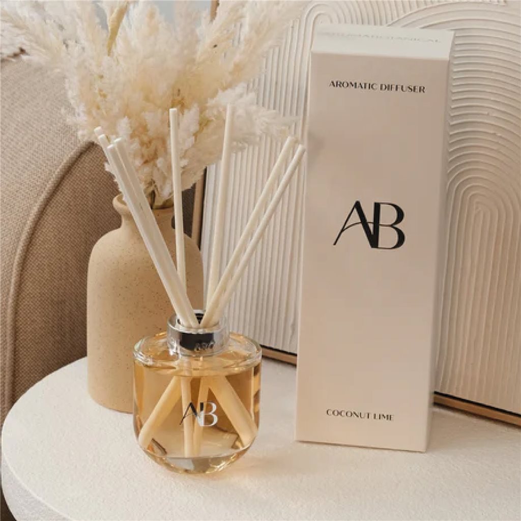 DIFUSOR DE AROMA 200ML COCONUT LIME BLANCO