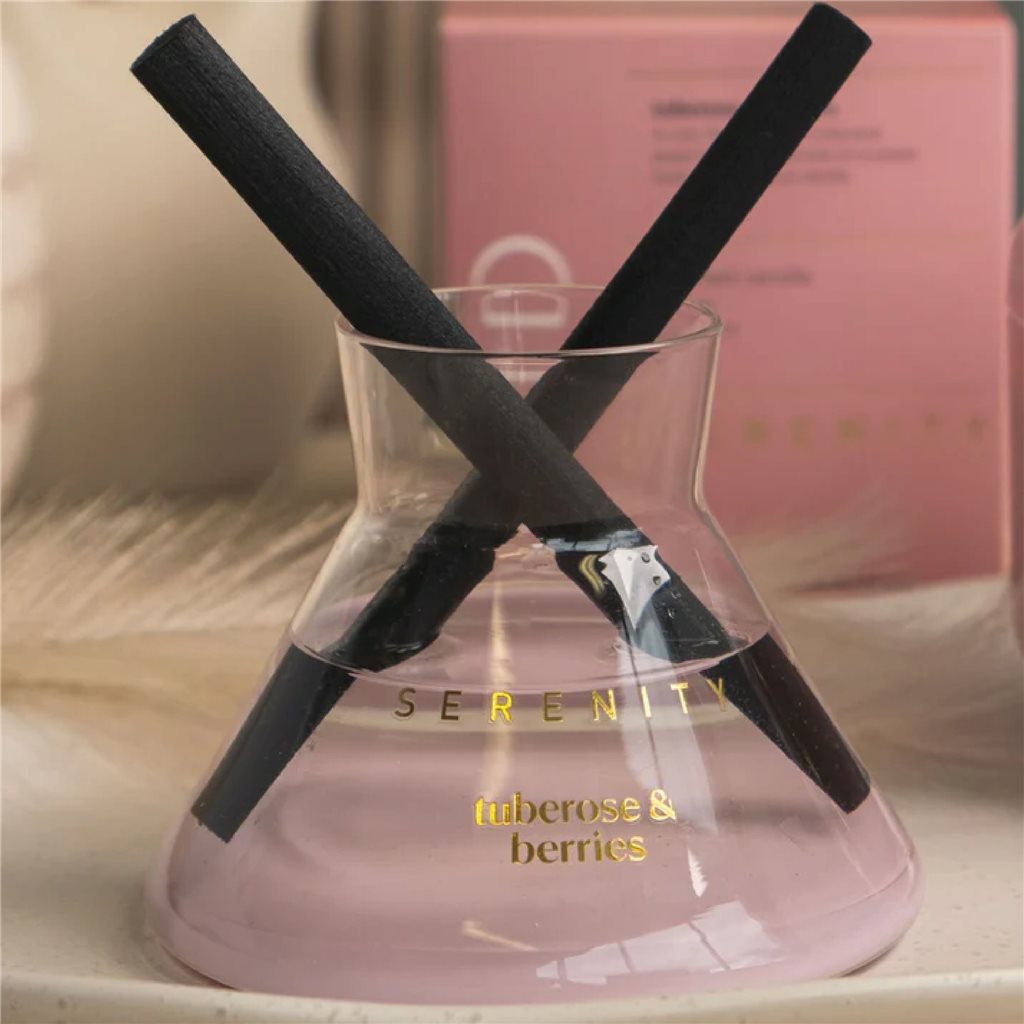 DIFUSOR DE AROMA 200ML TUBEROSE & BERRIES ROSA