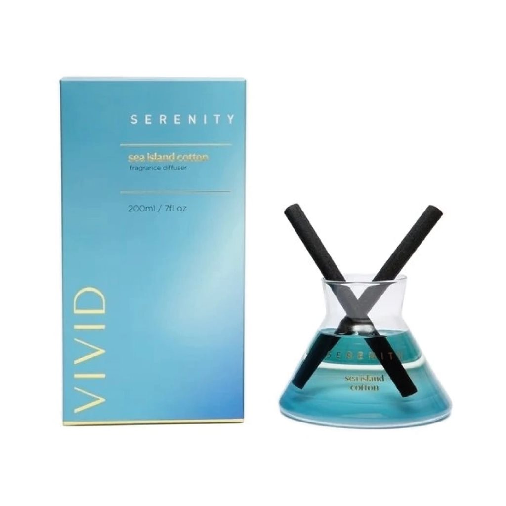 DIFUSOR DE AROMA 200ML BRISA MARINA Y ALGODÓN FRESCO