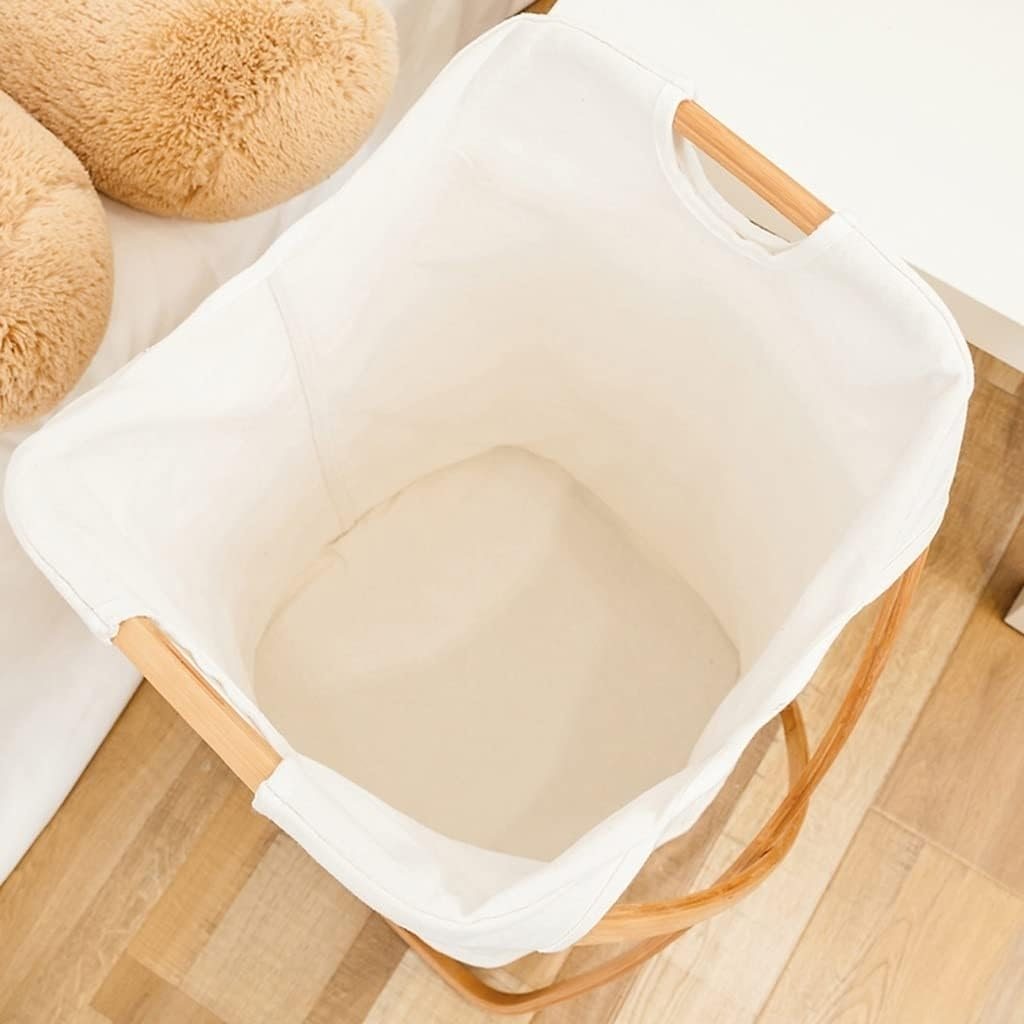CESTO DE ROPA PLEGABLE 40x34x66CM BAMBOO SURTIDO
