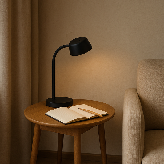 Portátil LED Mesa Negra 4,5W 500LM 3000K Cabales