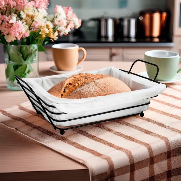 PANERA RECTANGULAR 26X19CM X7CM METALICA LH-3673