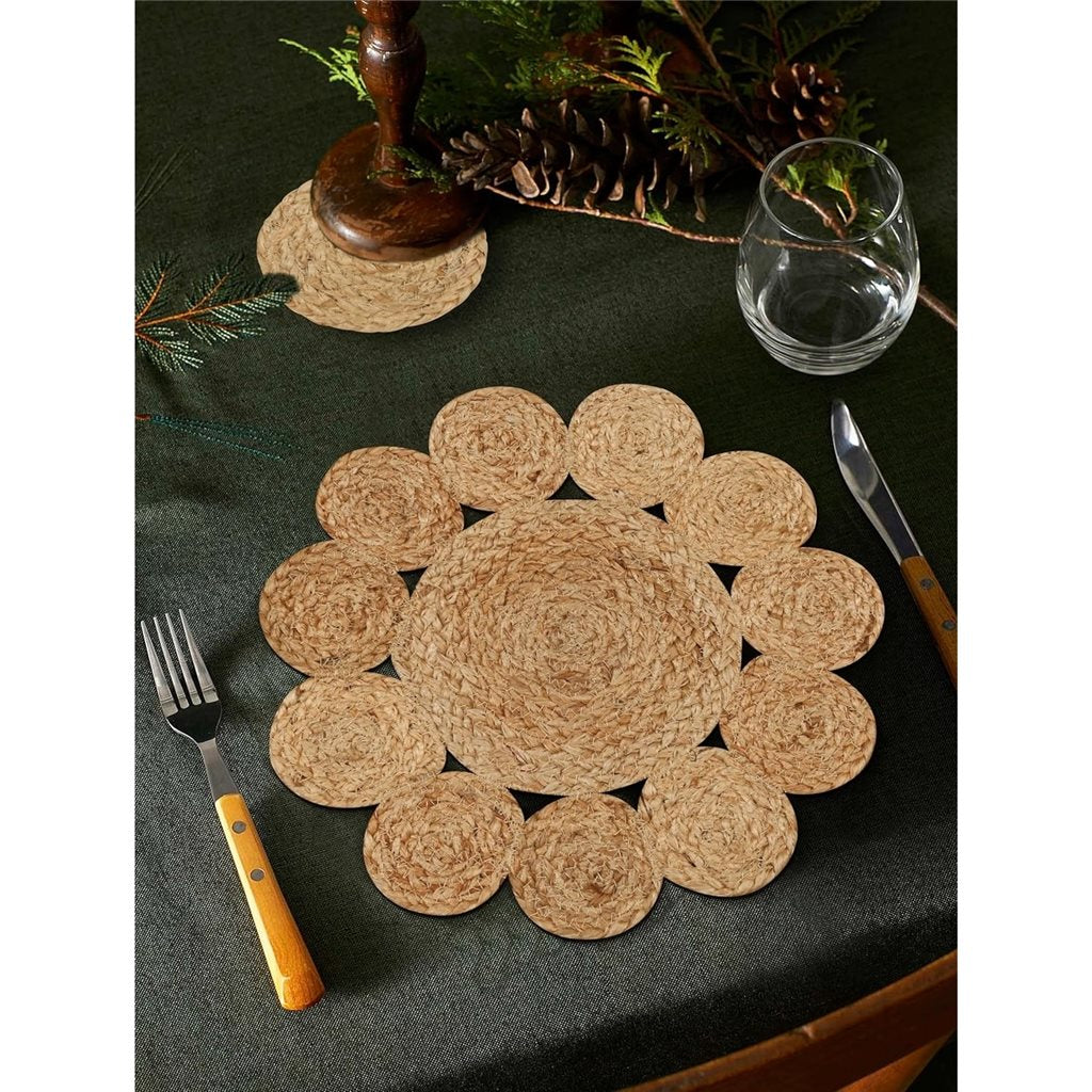 INDIVIDUAL D36CMS JACINTO DE AGUA DISEÑO FLOR NAT.