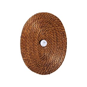 INDIVIDUAL OVAL 40x30CM BAMBOO-RATTAN