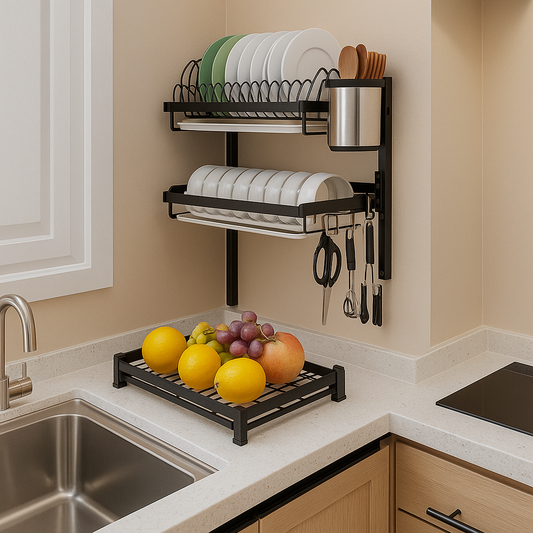 Escurreplatos de pared