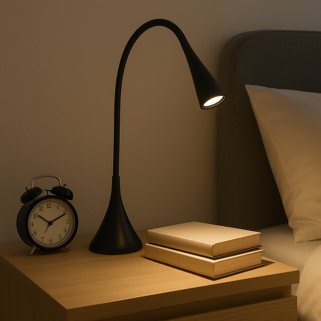 Portátil Escritorio Negra LED 3000K