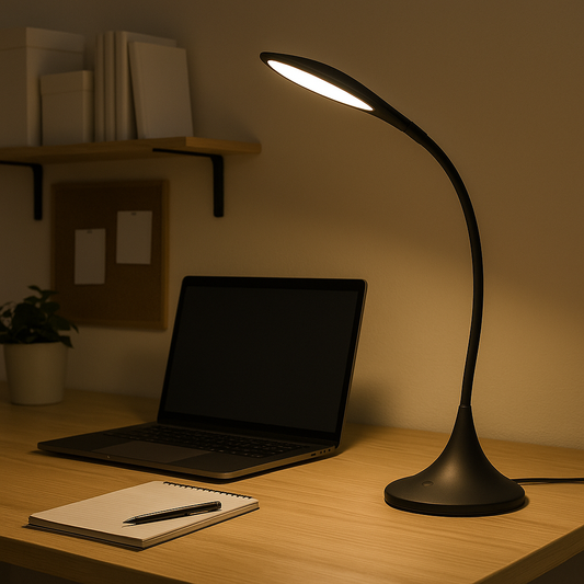 Portátil LED Escritorio Negra 4,5W 3000K Dambera