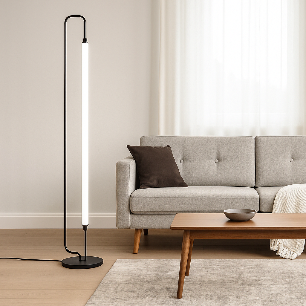 ARTEFACTO DECORATIVO DE PIE SEATTLE - NEGRO