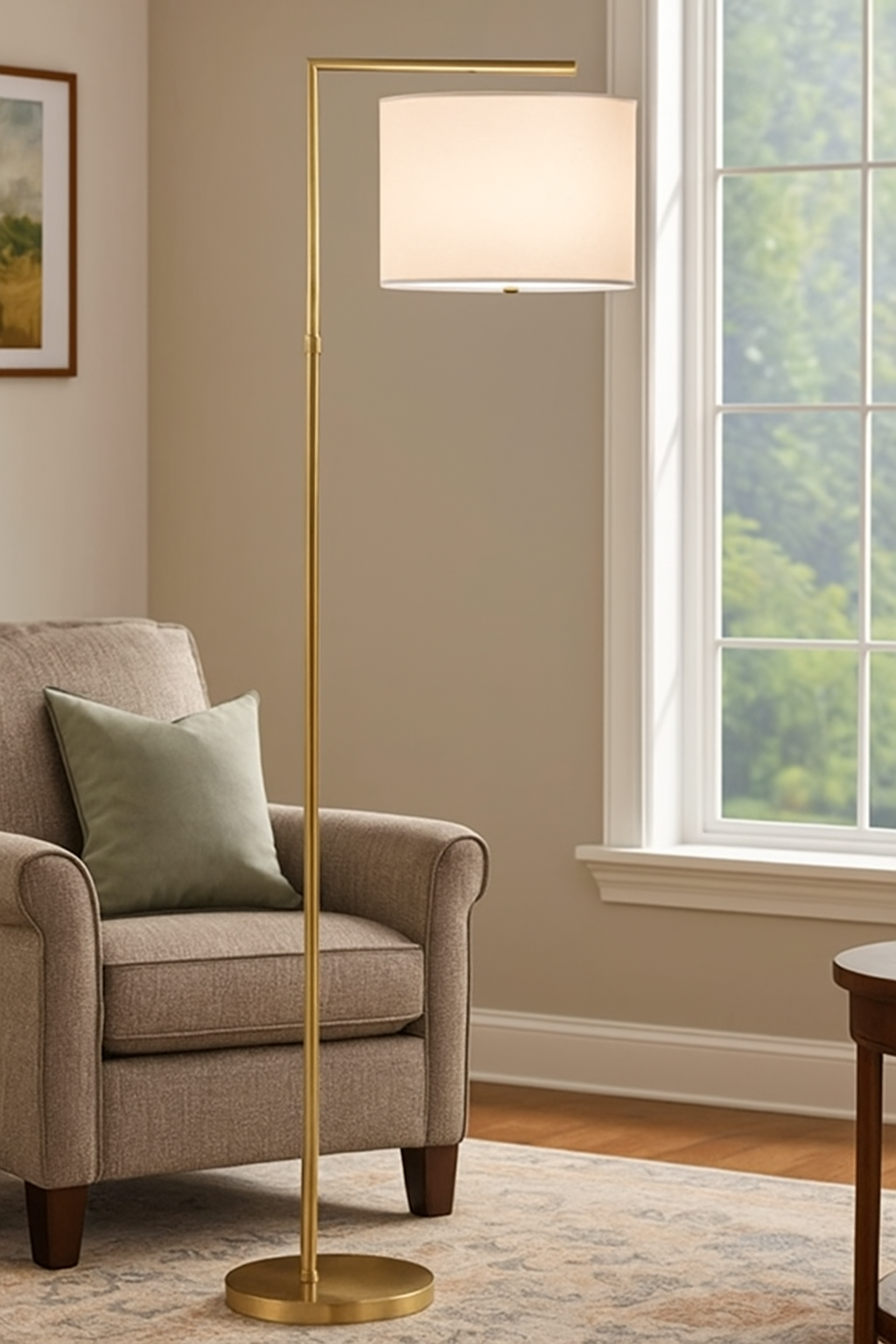 Portátil de Pie Metal Cobre Mate E27