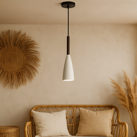 ARTEFACTO COLGANTE DECORATIVO PORTLAND - BLANCO