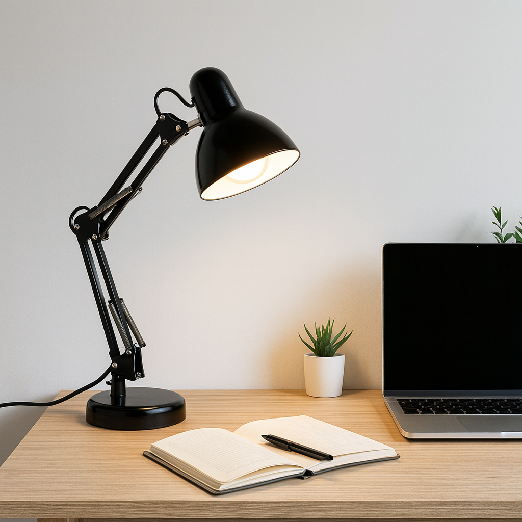 LAMPARA DE MESA BIL - NEGRA