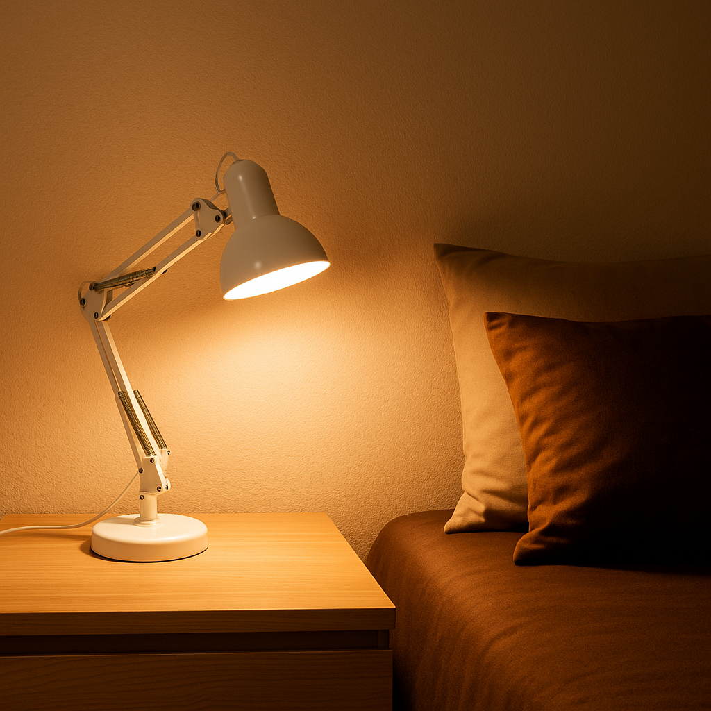 LAMPARA DE MESA BIL - BLANCA